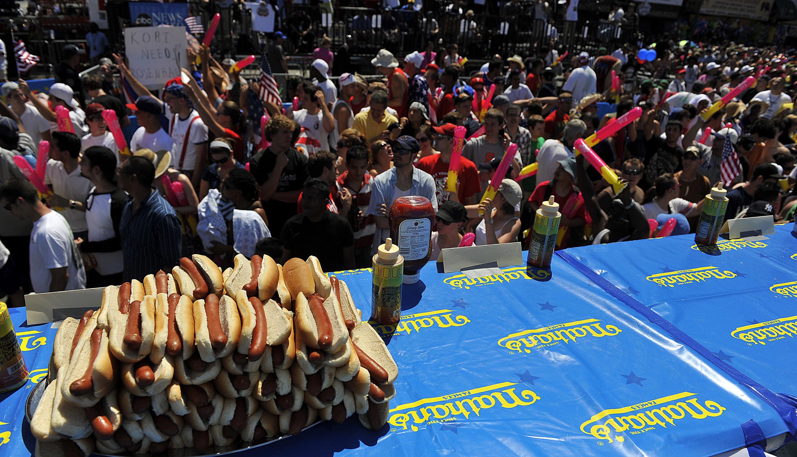 Nathan’s hot dog eating contestants weigh in ahead of food fight