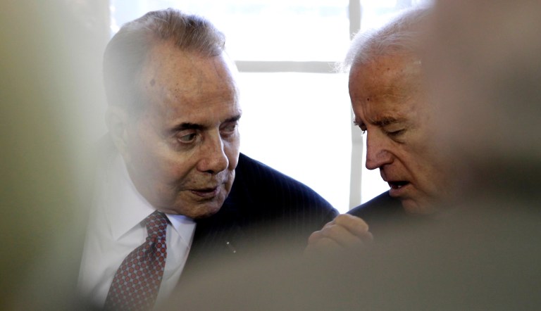 Biden and Bob Dole, fellow creatures of the Senate