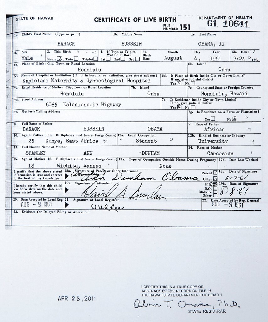Obama: Most ‘consequential’ decision was not fighting ‘birther’ claims