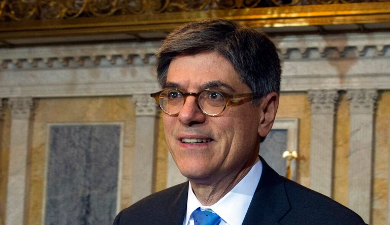 Secretary of the Treasury and  Council Chairperson Jack Lew leaves after the Financial Stability Oversight Council at the Treasury Building in Washington, Wednesday, Nov. 16, 2016.