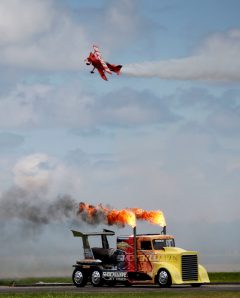 Field of Flight air show truck explosion leaves one dead