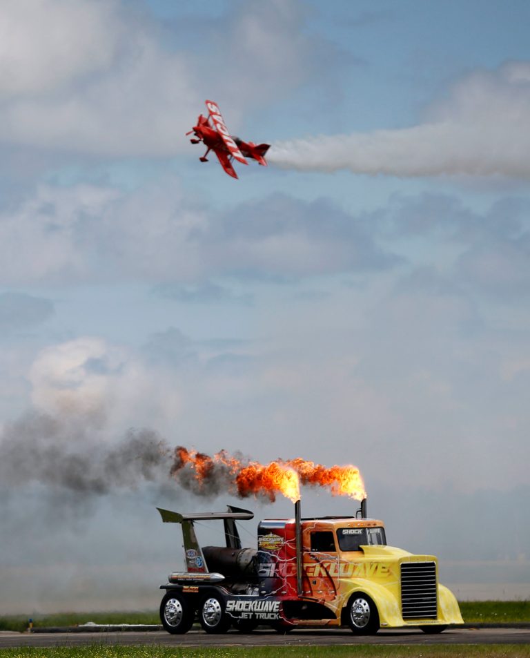 Field of Flight air show truck explosion leaves one dead