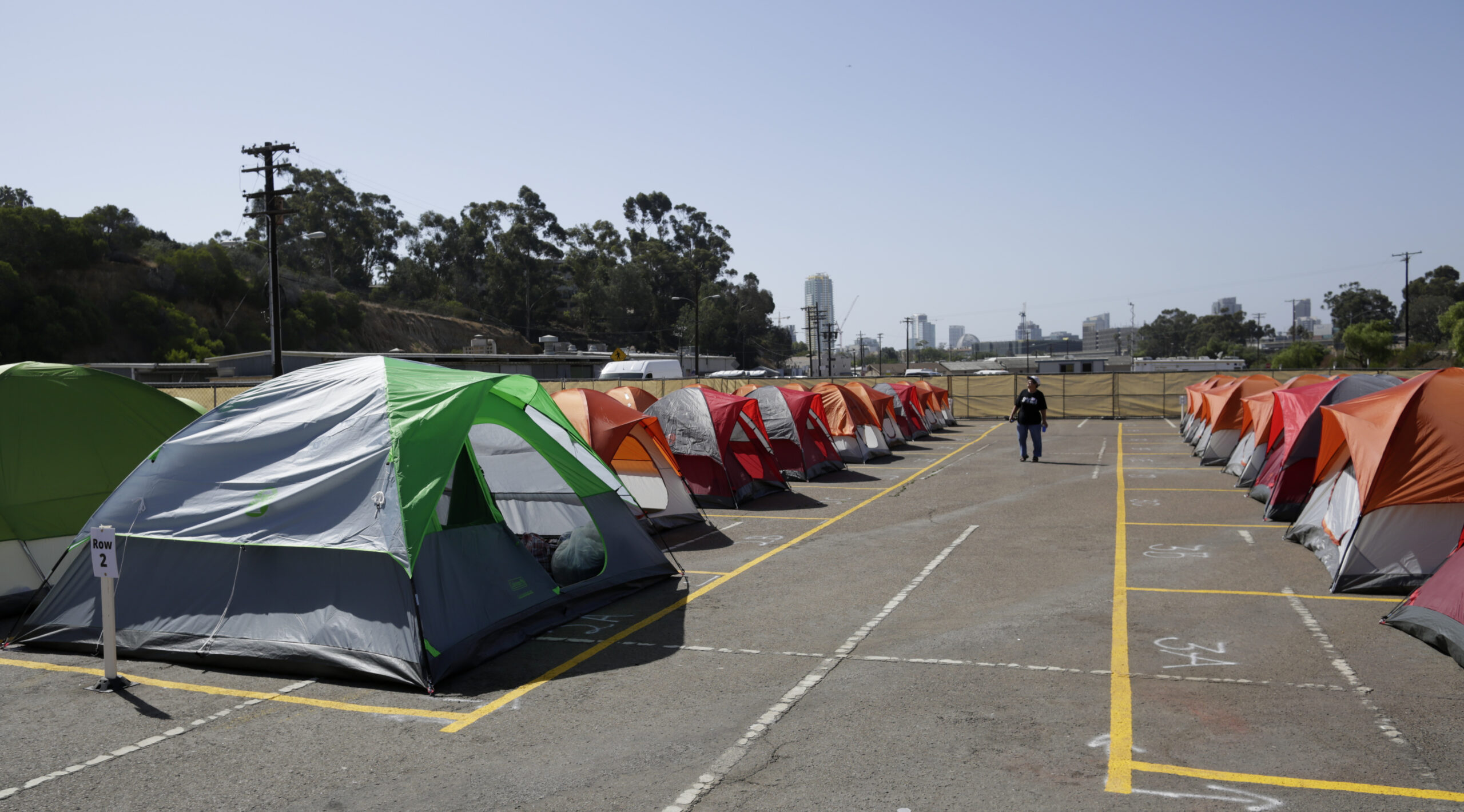 San Diego opens ‘safe sleeping site’ for homeless