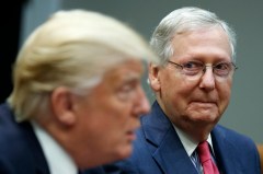 GOP angst as Trump and McConnell wage civil war