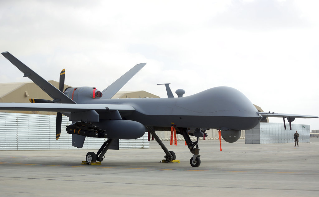 Iran-backed Houthis shoot down US drone off Yemen coast