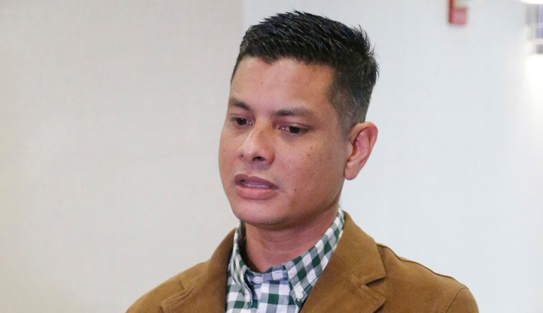 Royer Borges, who's son Anthony Borges was shot multiple times, speaks to members of the media in Fort Lauderdale, Fla. Prosecutors intend to seek the death penalty for the former student charged with killing 17 people at Marjory Stoneman Douglas High School last month even though attorneys for Nikolas Cruz indicated he would plead guilty if his life was spared. 