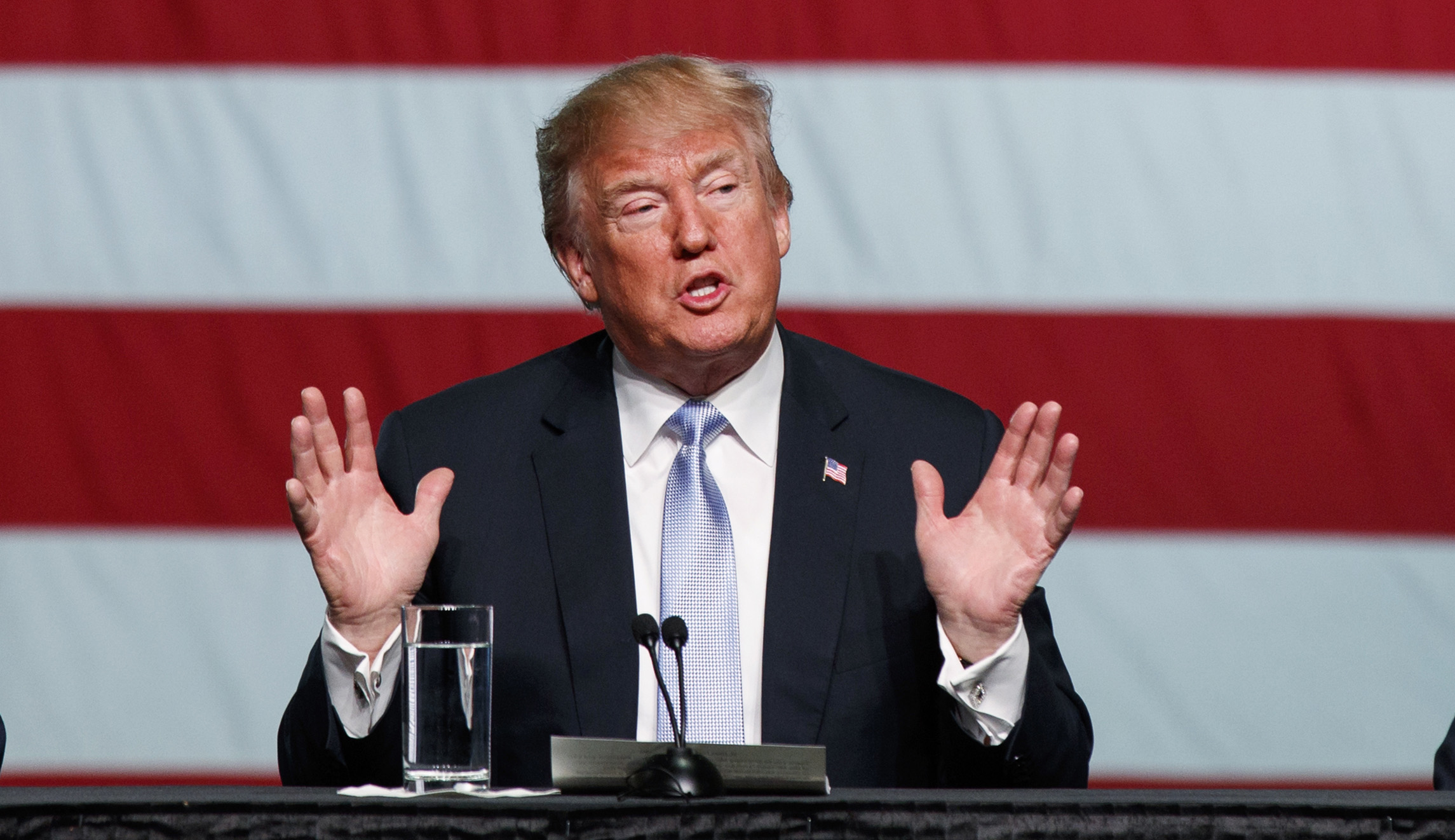 Trump admits he was surprised to learn US has trade surplus with Canada