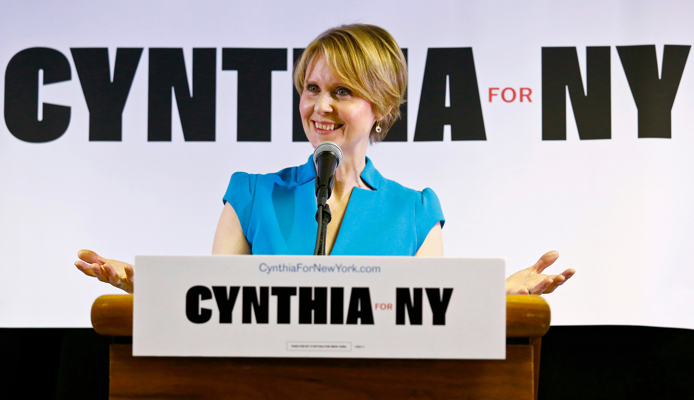 Cynthia Nixon: Trump should sign more executive orders ‘protecting all of us from him’