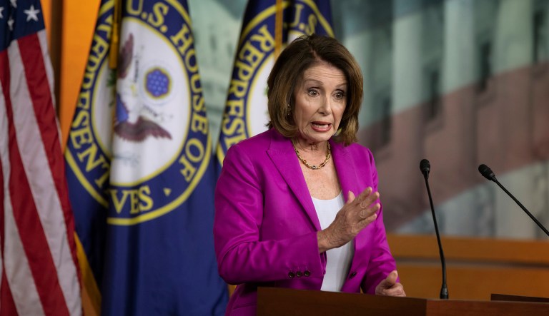 House Minority Leader Nancy Pelosi, D-Calif., tells reporters that the work of special counsel Robert Mueller must continue as President Trump suggests firing him while investigating potential ties between Russia and Trump's 2016 campaign. 