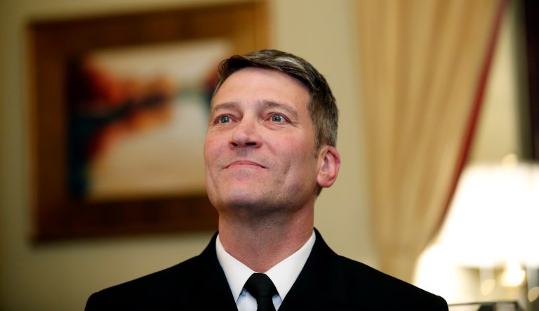 U.S. Navy Rear Adm. Ronny Jackson, M.D., who was President Trump's nominee to be the next Secretary of Veterans Affairs, will step down as White House physician.