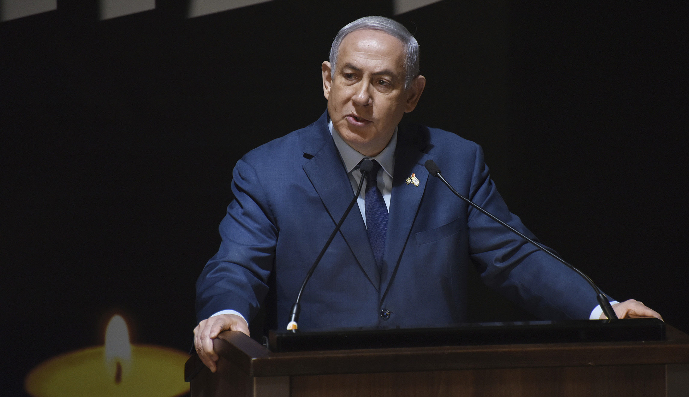 WATCH: Netanyahu rushed offstage at campaign event after rocket sirens go off