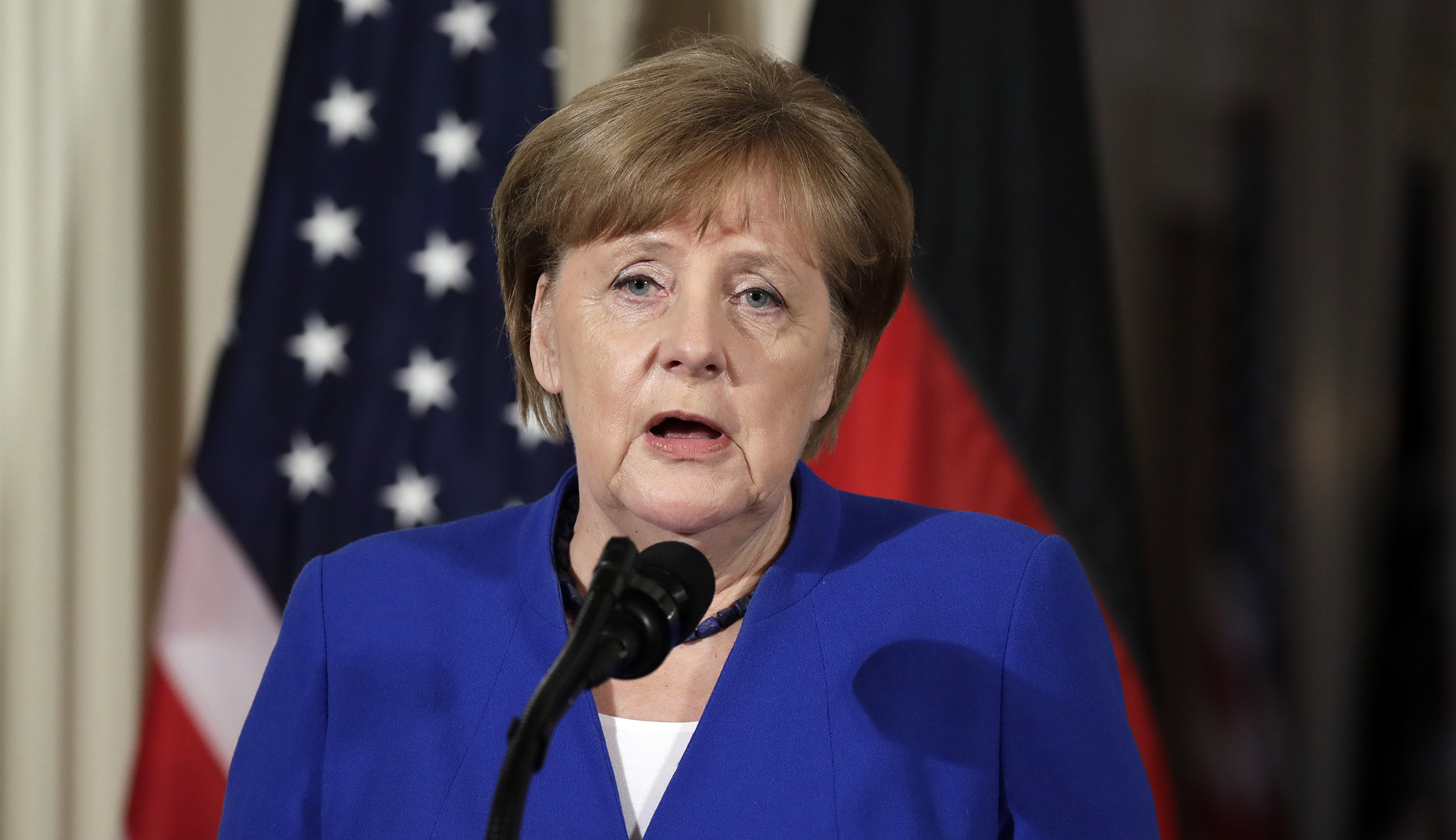 Merkel praises Trump for ‘strength’ on North Korea
