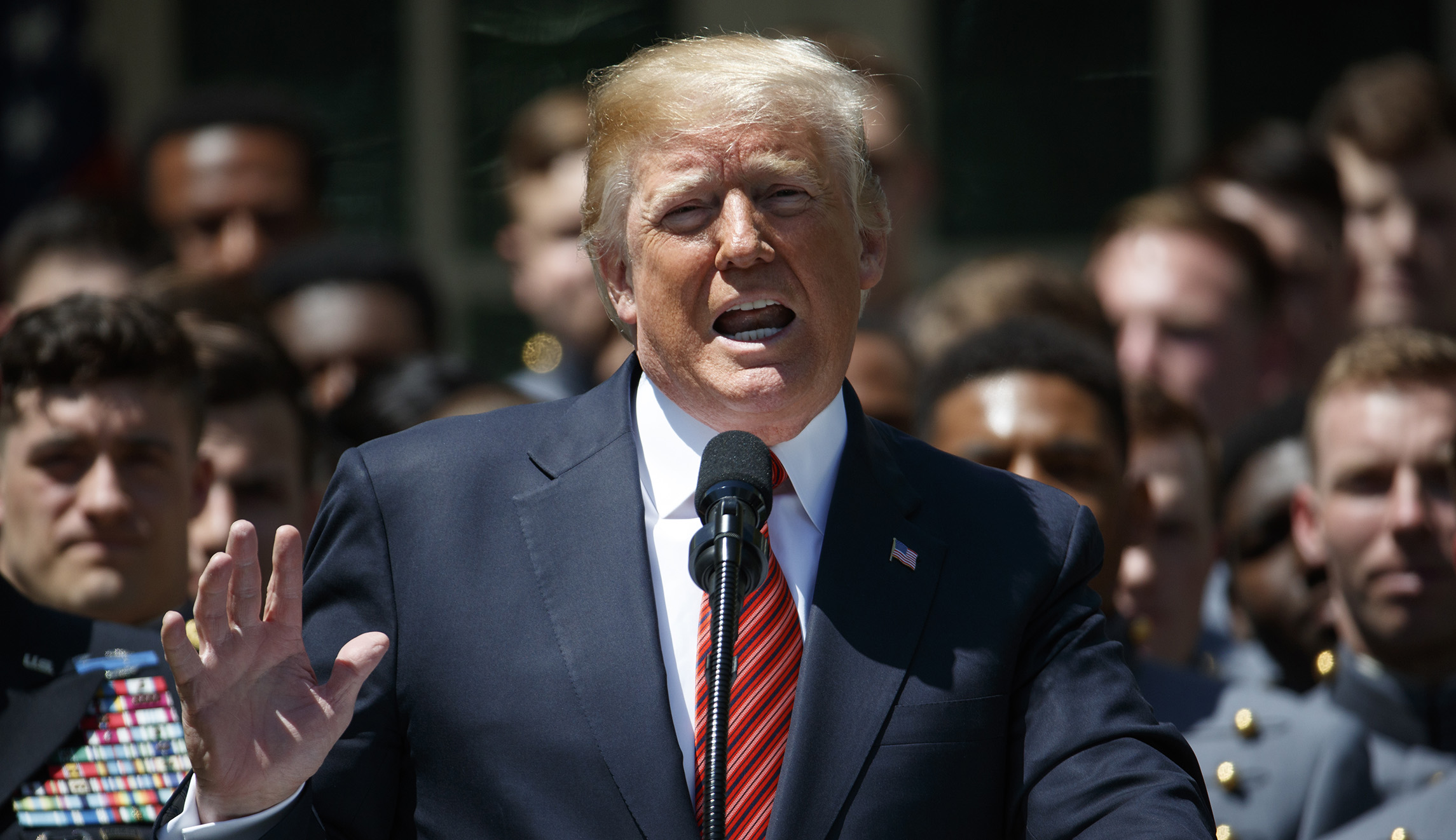 Trump floats ‘Space Force’ as possible sixth military branch