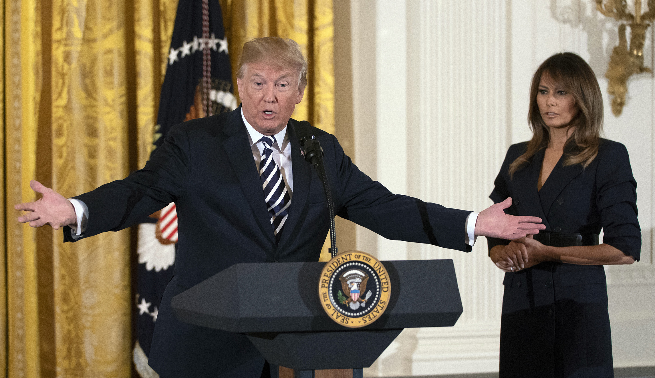 Trump signs executive order to boost job opportunities for military spouses