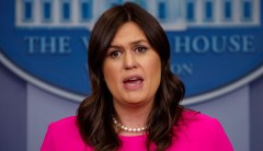 Sarah Sanders dismisses concerns of White House press corps after Trump threatens to seize credentials