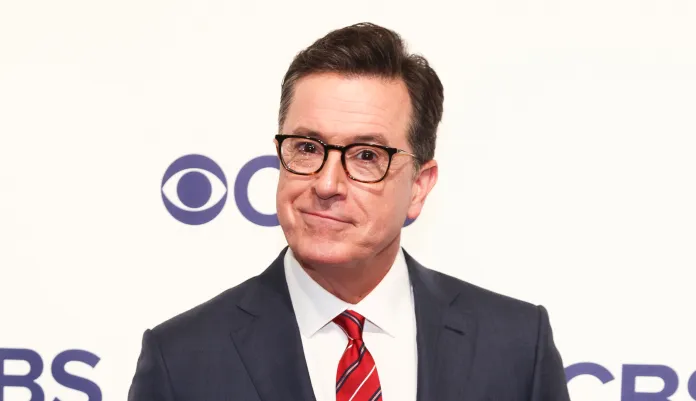 Stephen Colbert attends the CBS Network 2018 Upfront at The Plaza Hotel on Wednesday, May 16, 2018, in New York.