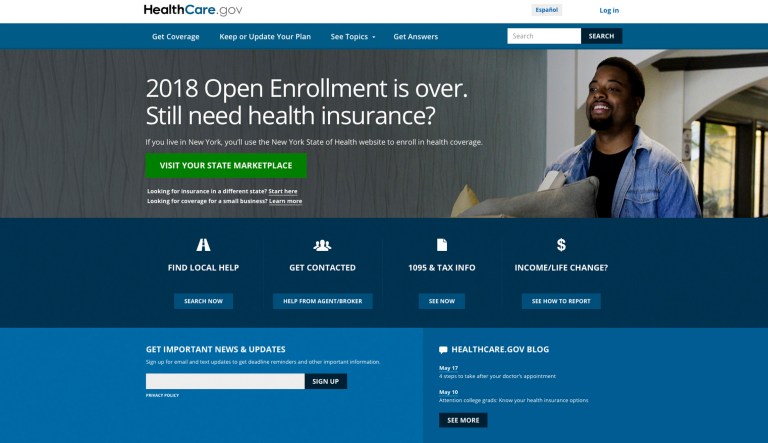 A major government survey finds that the U.S. clung to its health insurance gains last year, a surprise after President Trumpâs repeated attempts to dismantle âObamacare.â