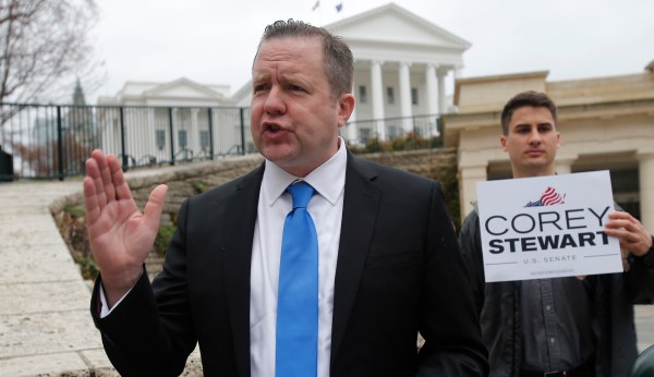 Meet Corey Stewart, the clown the GOP nominated to challenge Sen. Tim Kaine