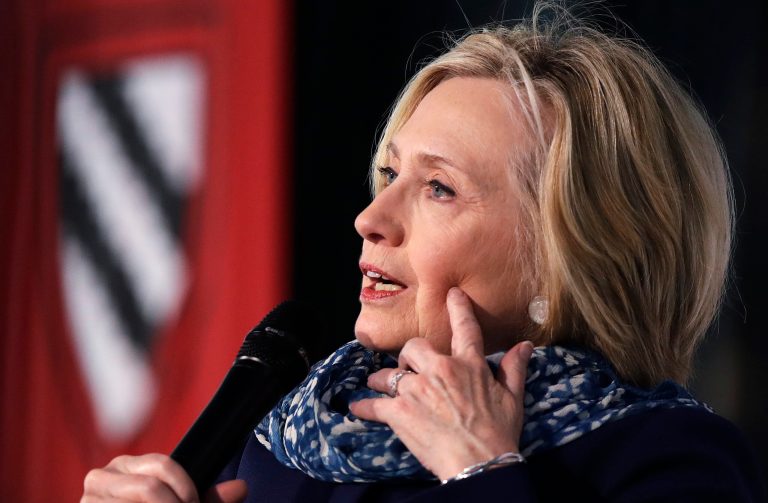 Donald Trump indicted: Hillary Clinton laughs with Maddow amid Fulton County indictment