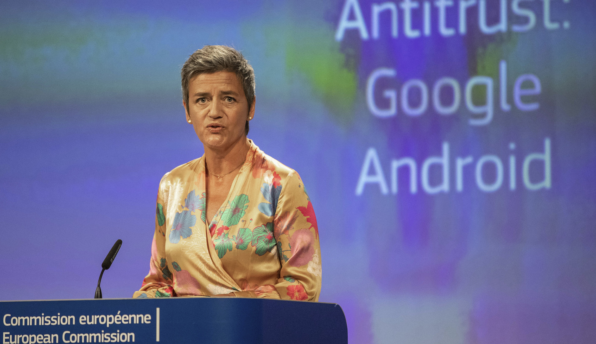 EU fines Google $5 billion for Android OS market dominance