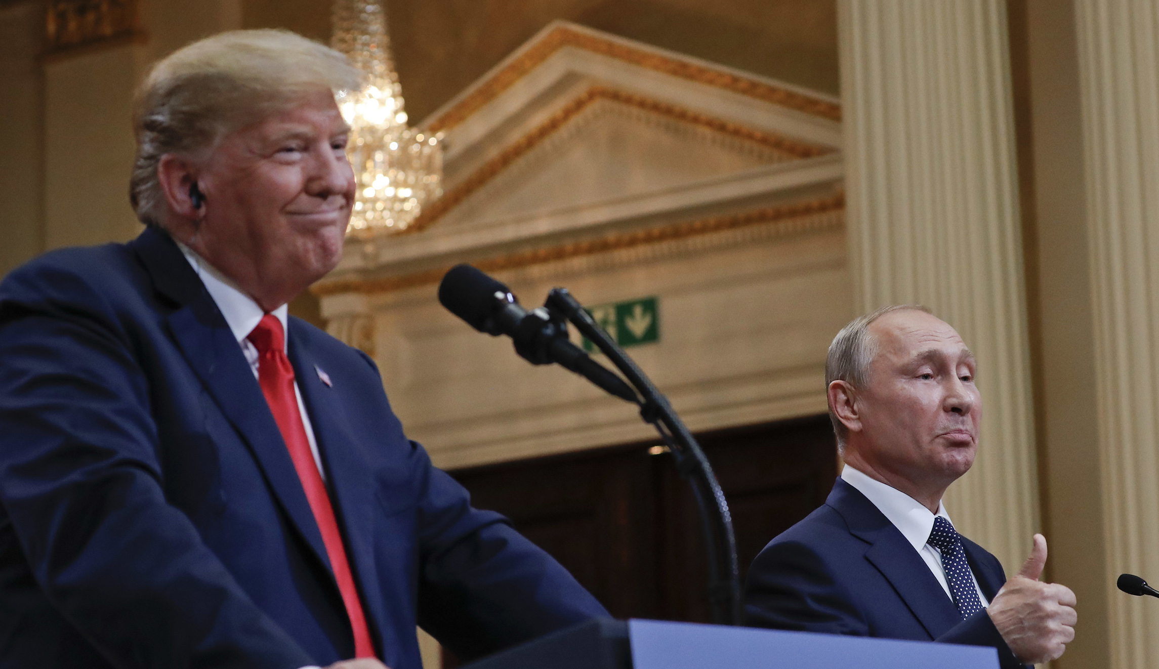 Here’s why the White House transcript of Trump-Putin presser is missing a piece