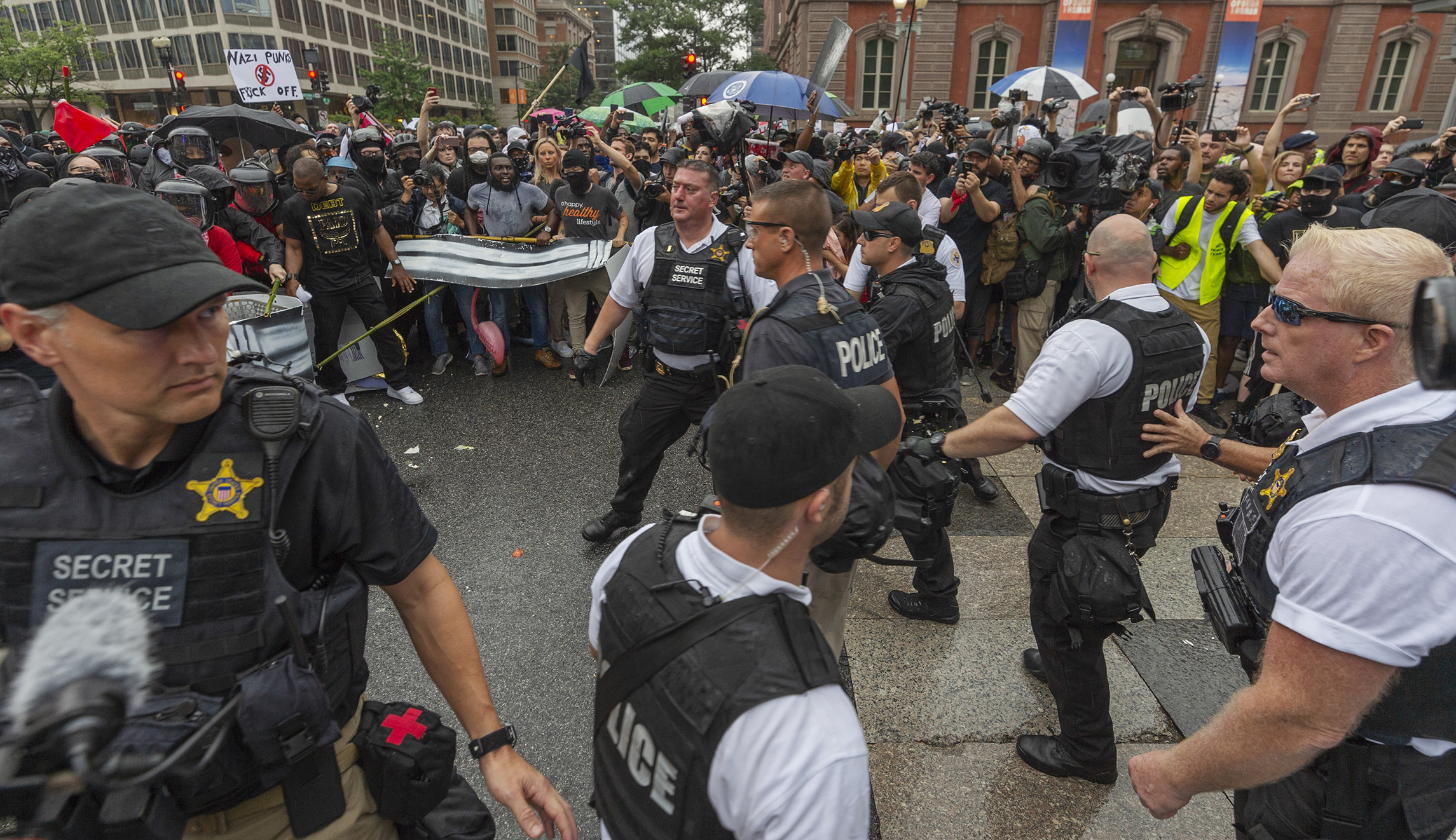 Antifa makes neo-Nazis seem reasonable as idiots converged in Washington