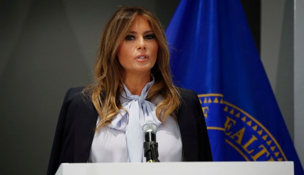 Melania Trump warns social media can be ‘destructive and harmful’