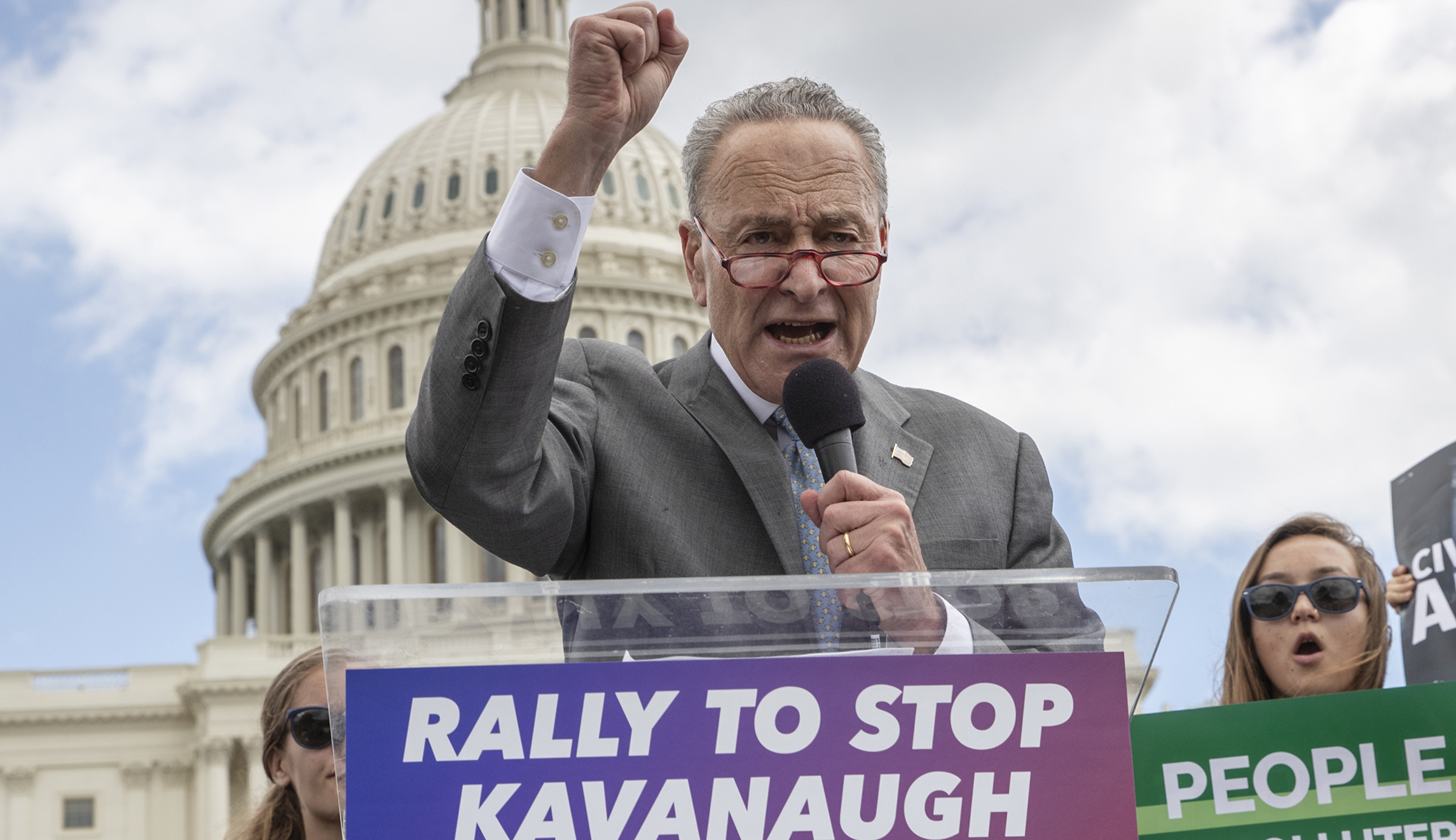 Liberal groups warn Schumer: ‘You are failing us’ on Kavanaugh