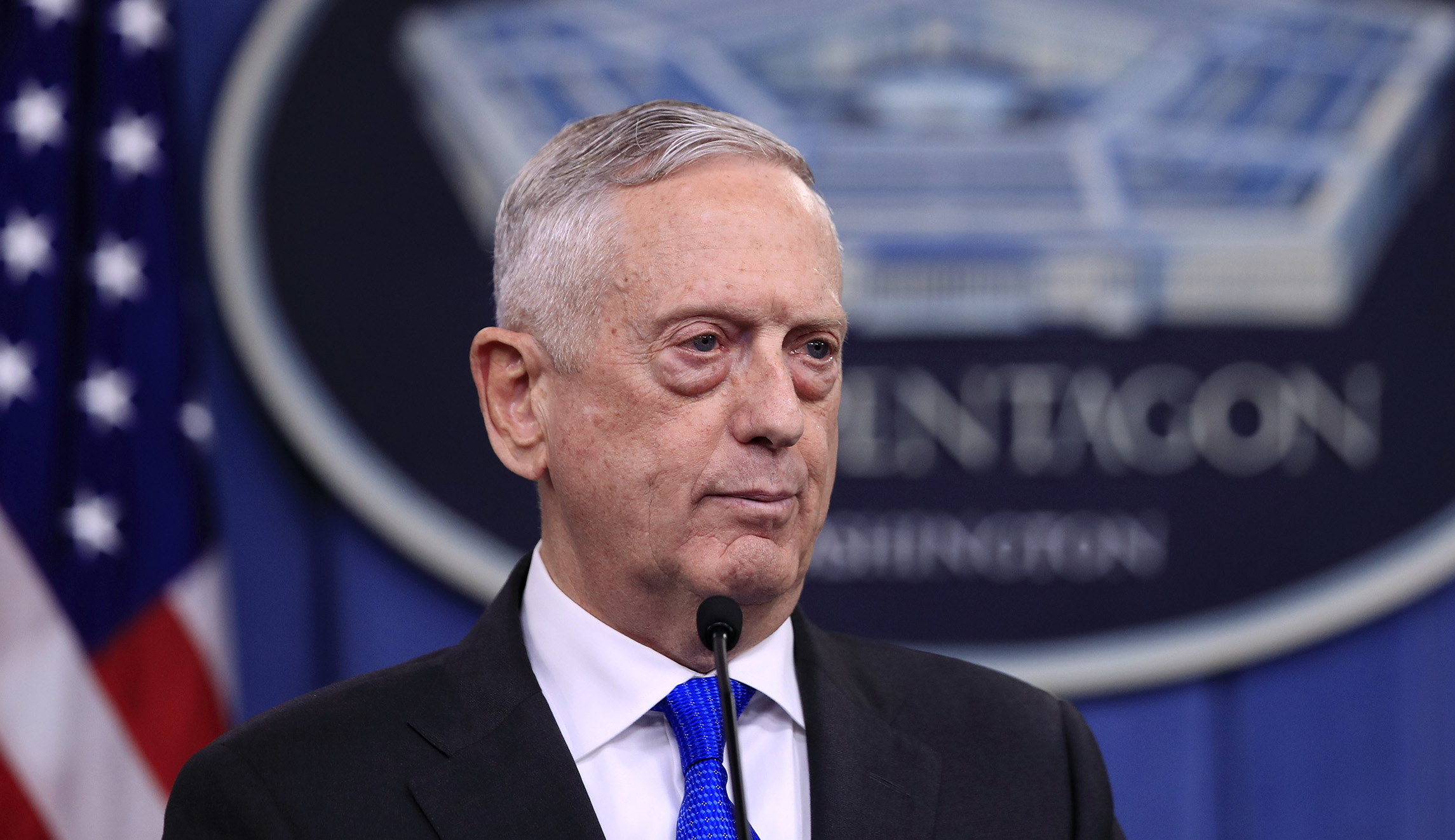 Jim Mattis: ‘Hatred, disguised in false religious garb to murder innocents, will not prevail’