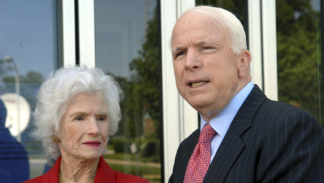 McCain’s 106-year-old mom to attend his Washington services
