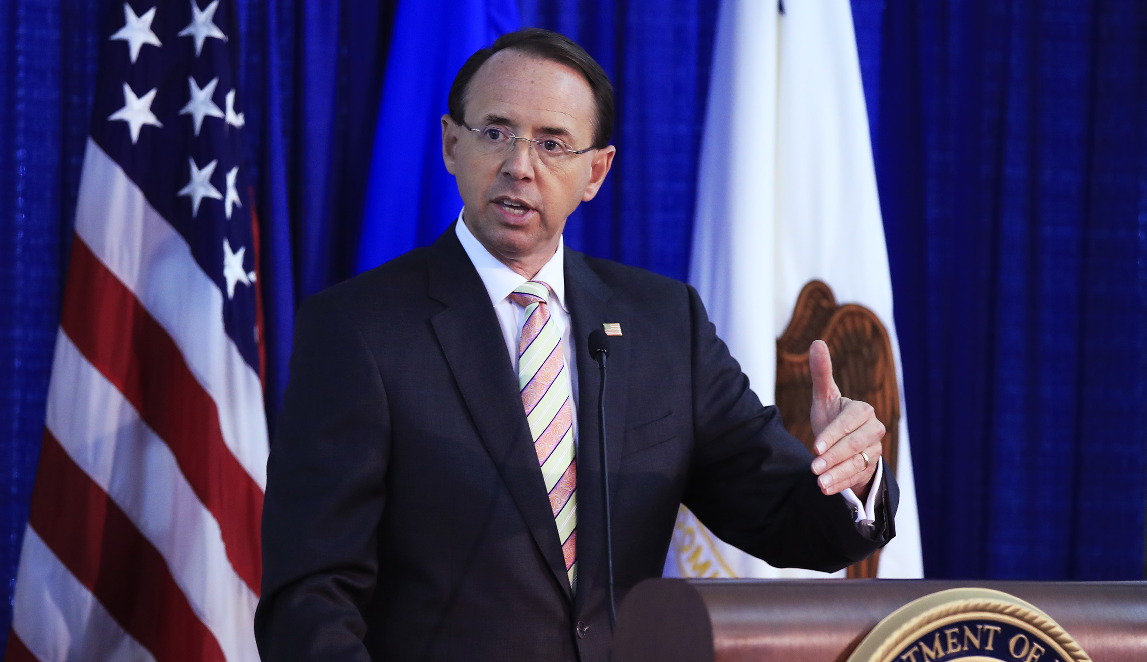 Rosenstein rejects report saying he talked about getting rid of Trump with the 25th Amendment