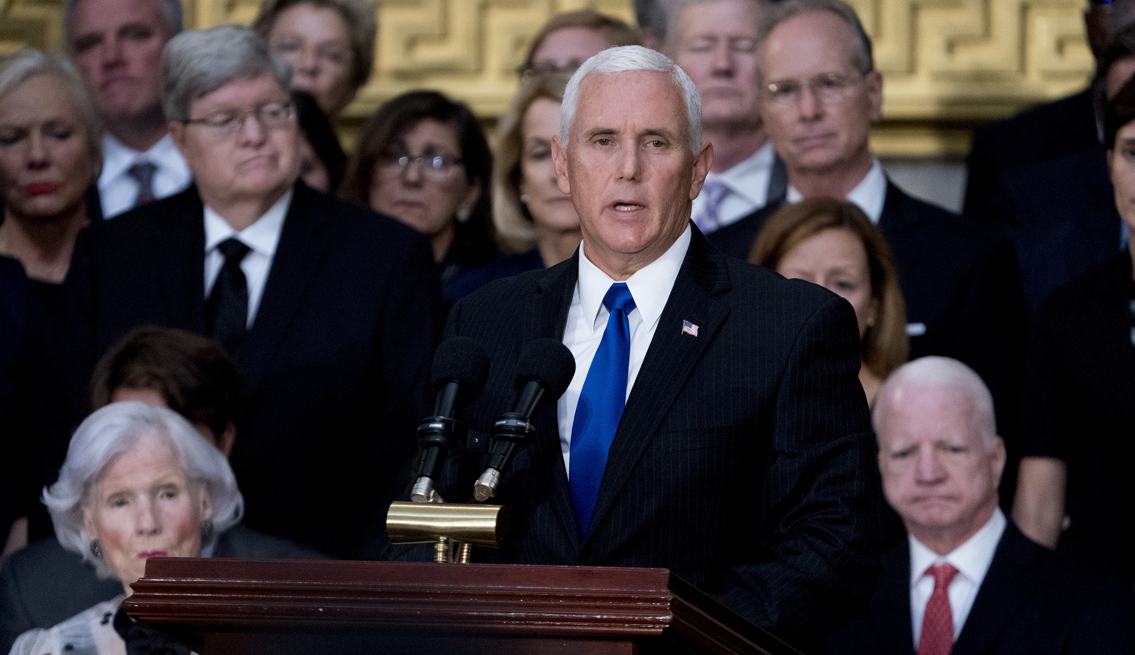 Pence: ‘We will ever remember’ that McCain ‘served his country honorably’