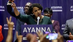Ayanna Pressley calls Trump ‘racist, misogynistic’ after her upset in Massachusetts