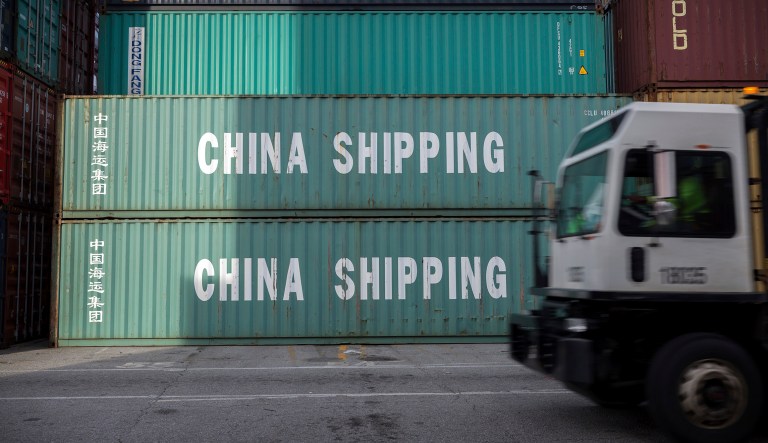 China said Tuesday that it will take "countermeasures" to President Trump's decision to raise tariffs on $200 billion of Chinese imports and an American business group warned a "downward spiral" in their trade battle appears certain. 
