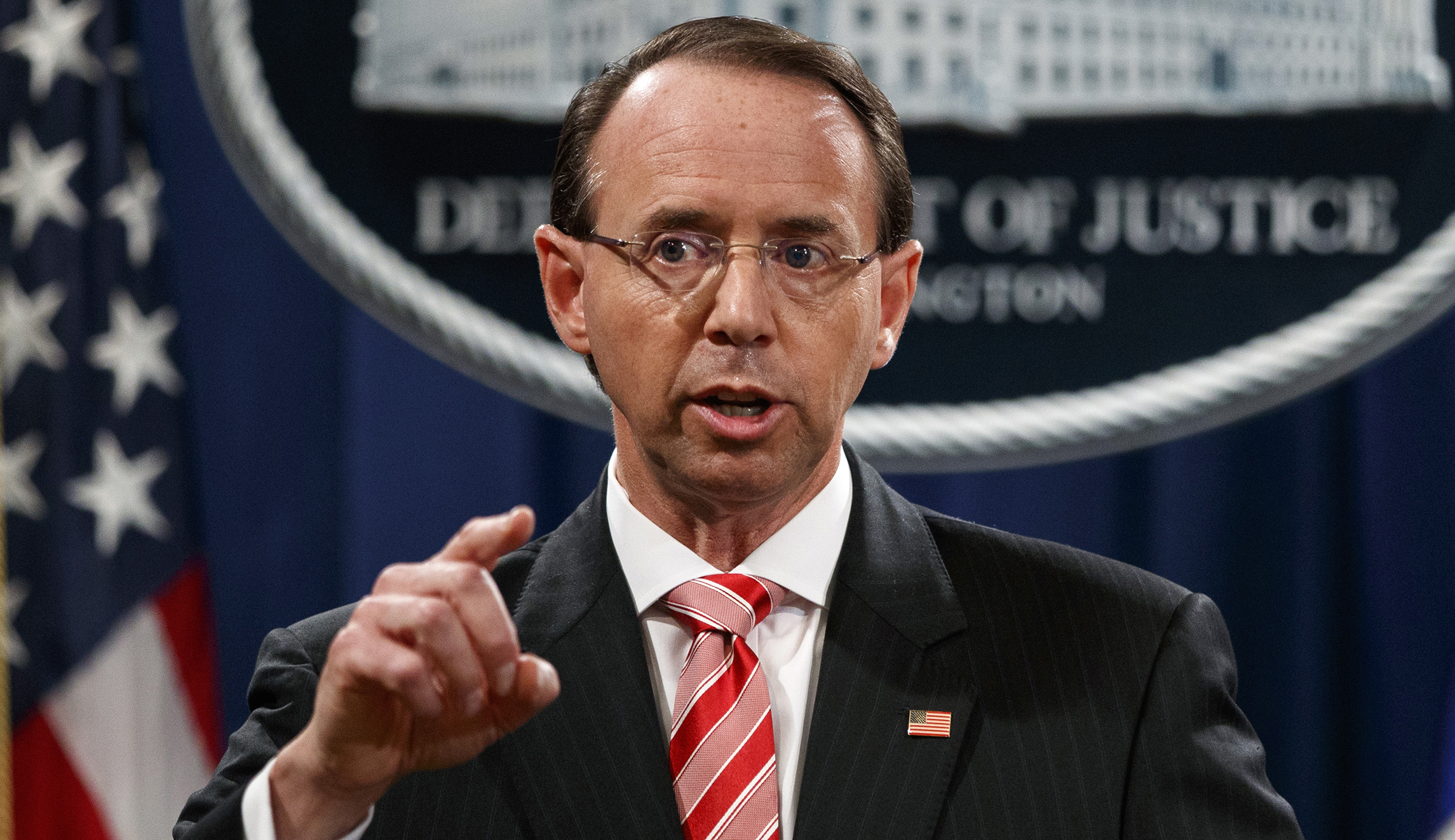 Recording Trump was discussed, Rod Rosenstein concedes