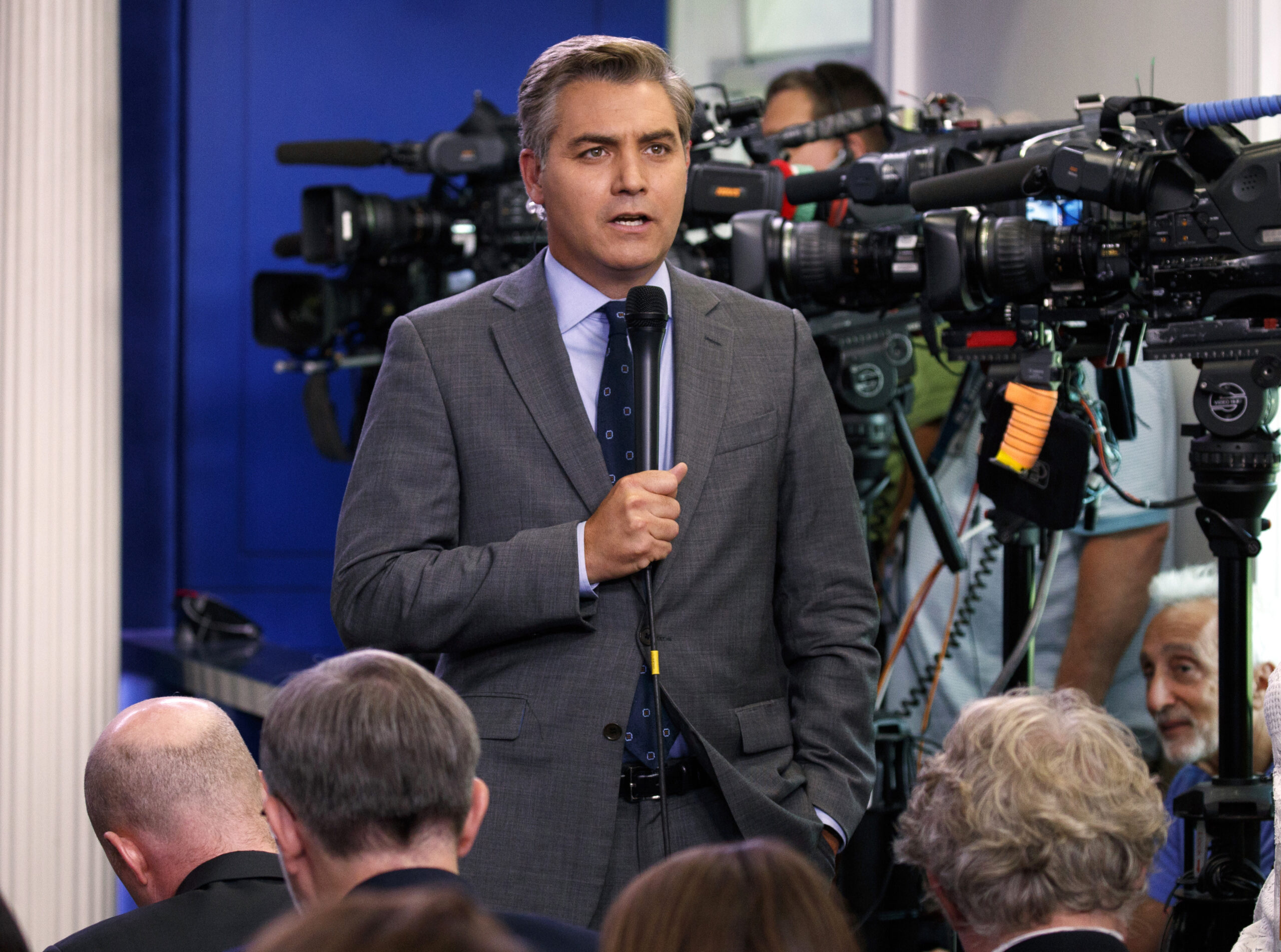 Even the president of White House Correspondents Association thinks Jim Acosta is a bit much
