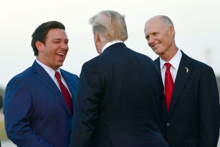 Florida Sen. Rick Scott endorses Trump over DeSantis for 2024