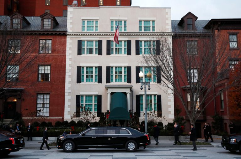 Kamala Harris takes up residence in Biden’s White House-adjacent guesthouse