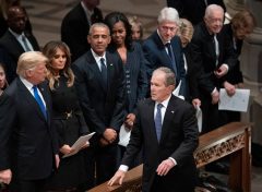 Trump approval tracking George H.W. Bush, last incumbent to lose reelection