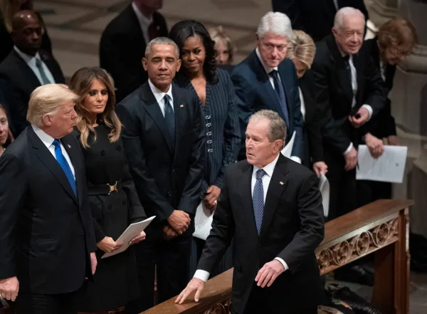 Trump approval tracking George H.W. Bush, last incumbent to lose reelection