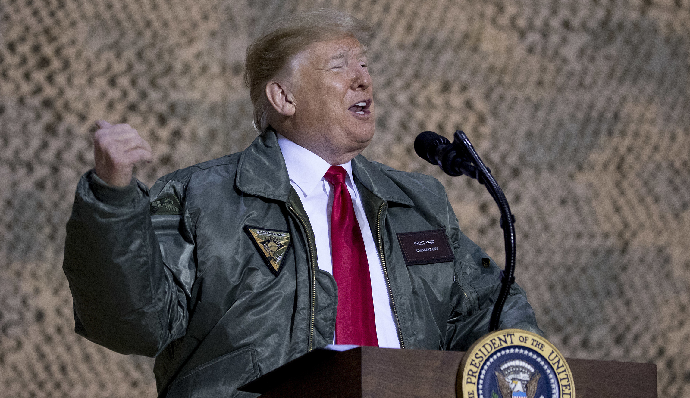 Trump boasts about 10 percent pay raise for troops that doesn’t exist
