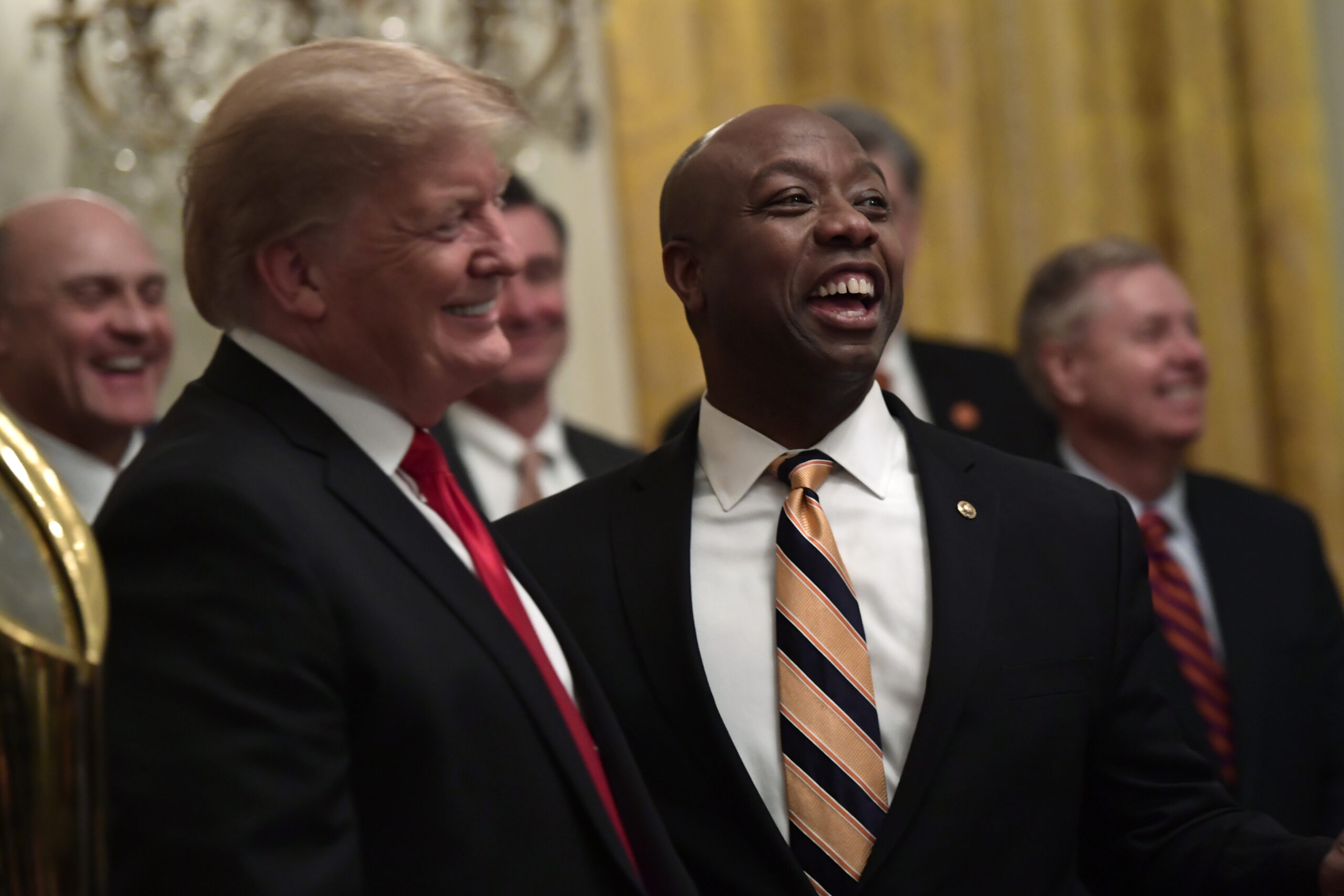 Tim Scott behind in home state poll but challenges Trump and Haley