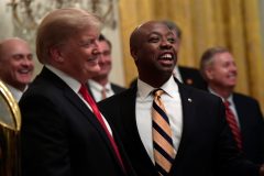Tim Scott behind in home state poll but challenges Trump and Haley