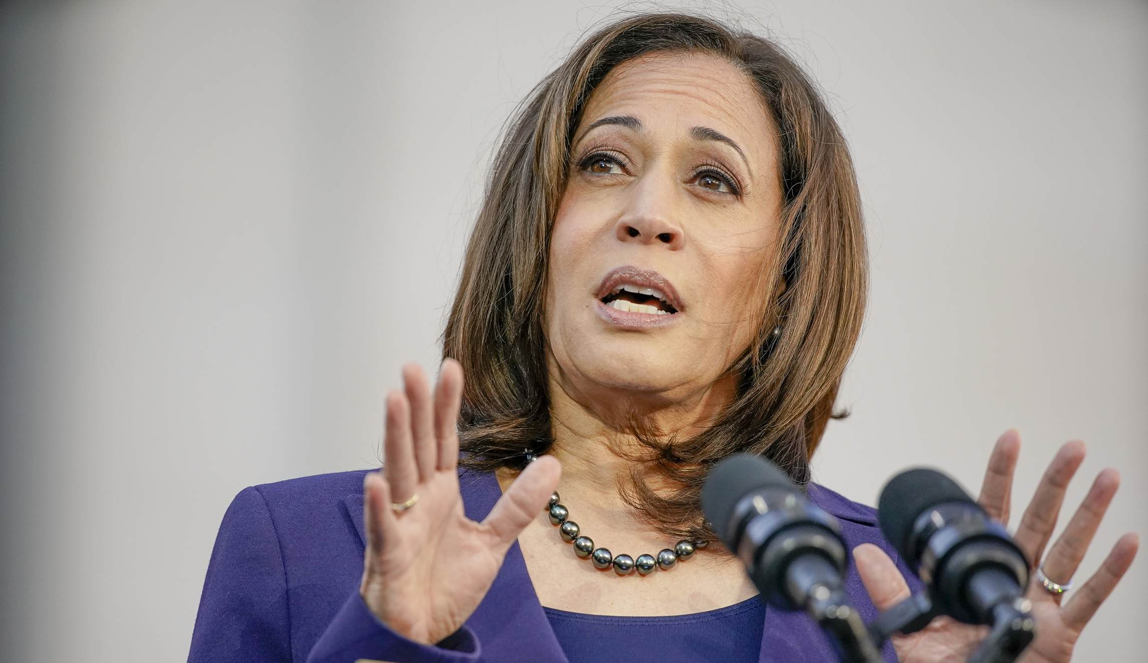 Kamala Harris at CNN town hall saves herself from cringe-inducing moment