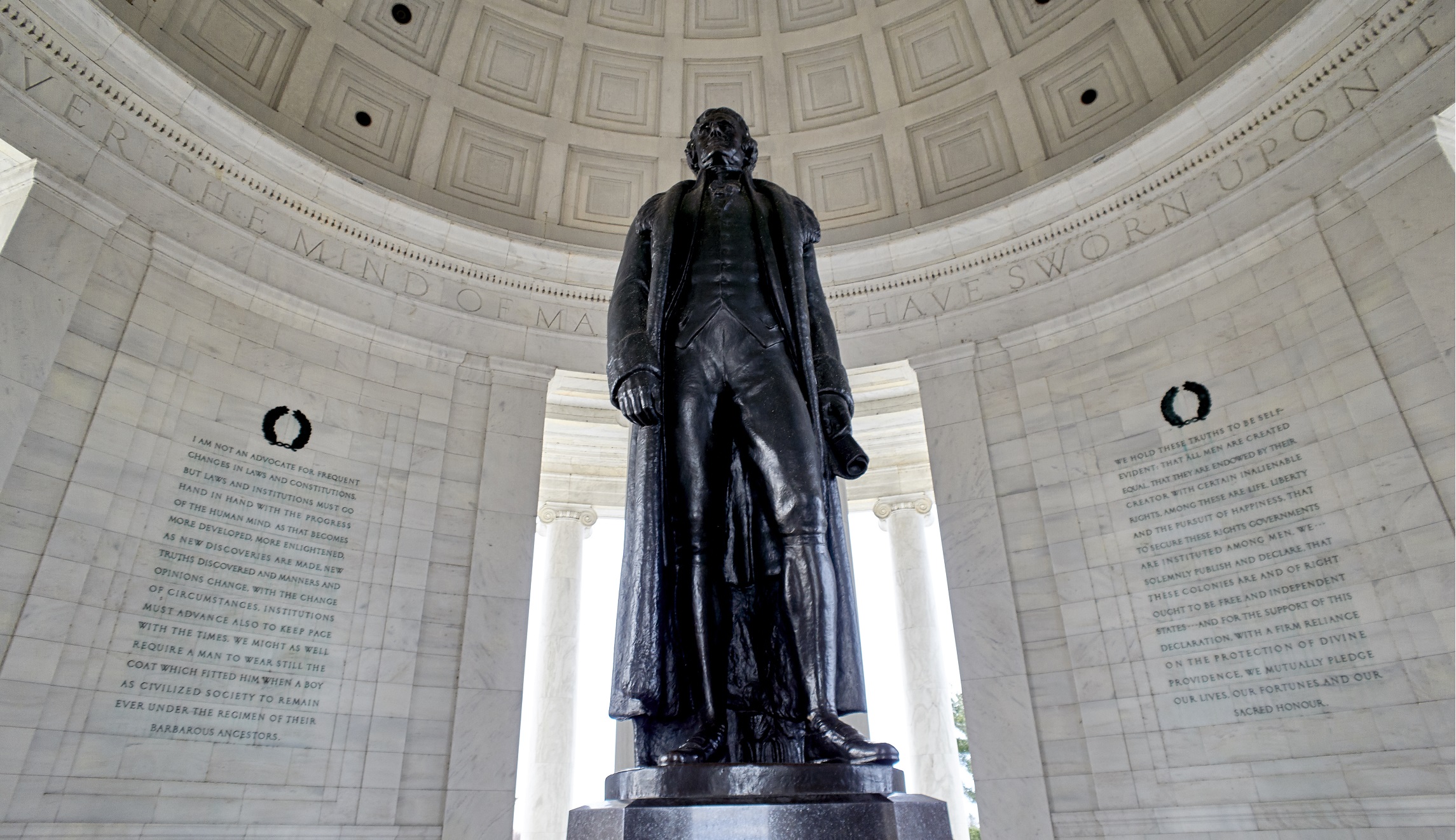 Frederick Douglass would stand up for the Jefferson Memorial