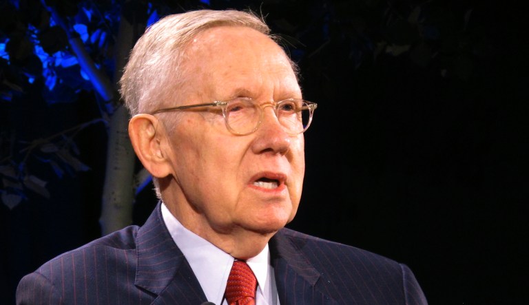 Harry Reid compares Trump with a drunk uncle and gives Democrats ‘at least 60-40’ odds to win 2020