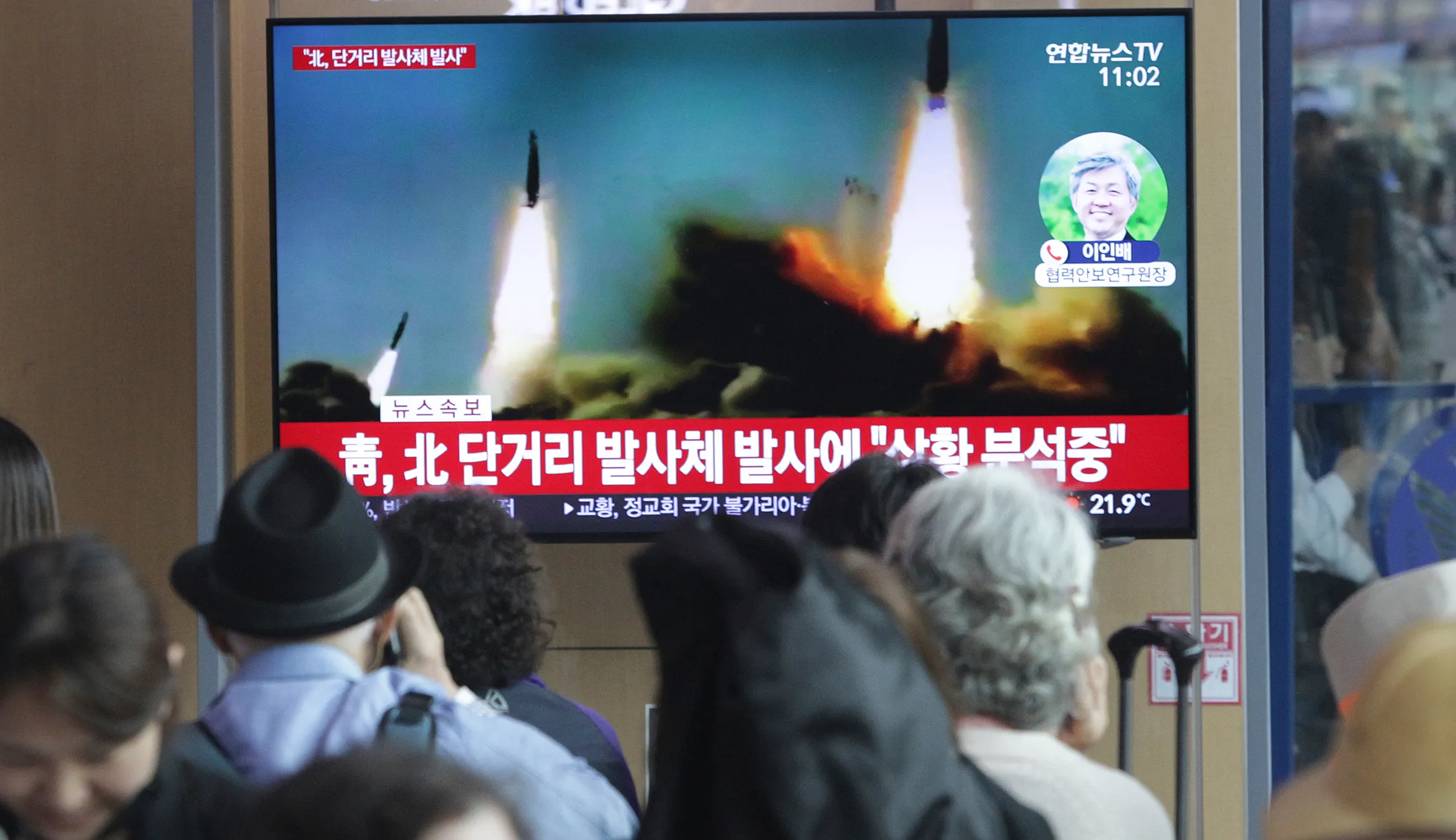 North Korea fires several short-range projectiles into sea