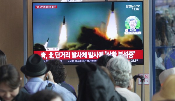 North Korea fires several short-range projectiles into sea