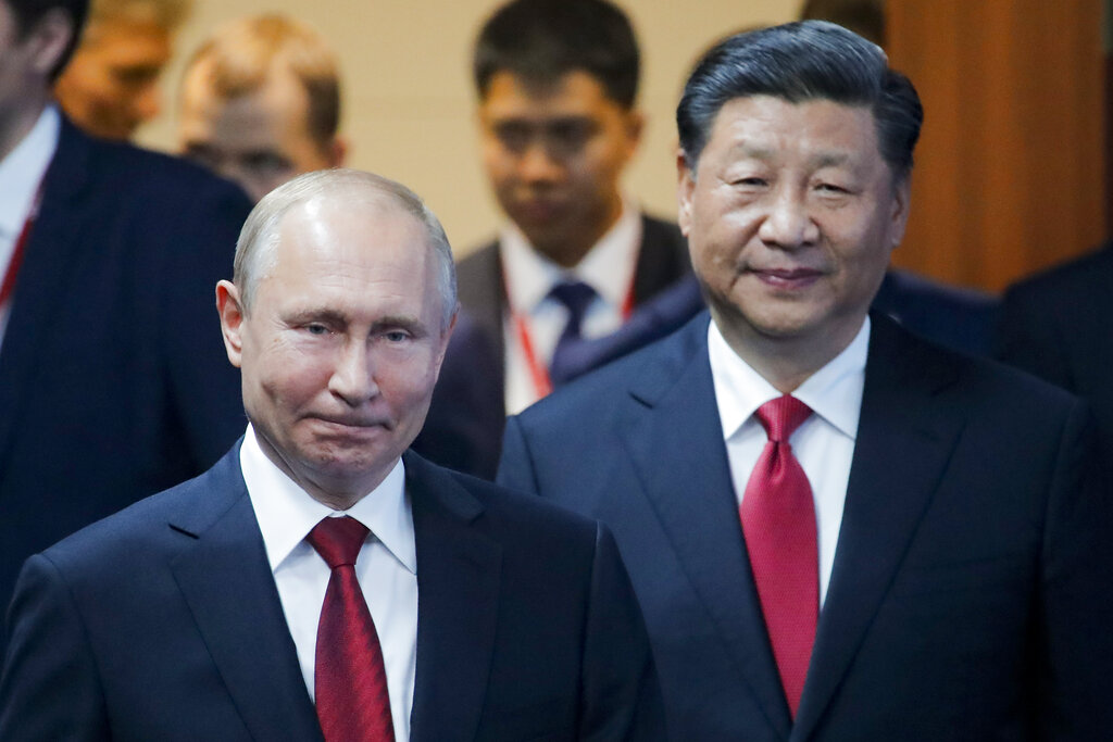 Xi and Putin to meet in person next week