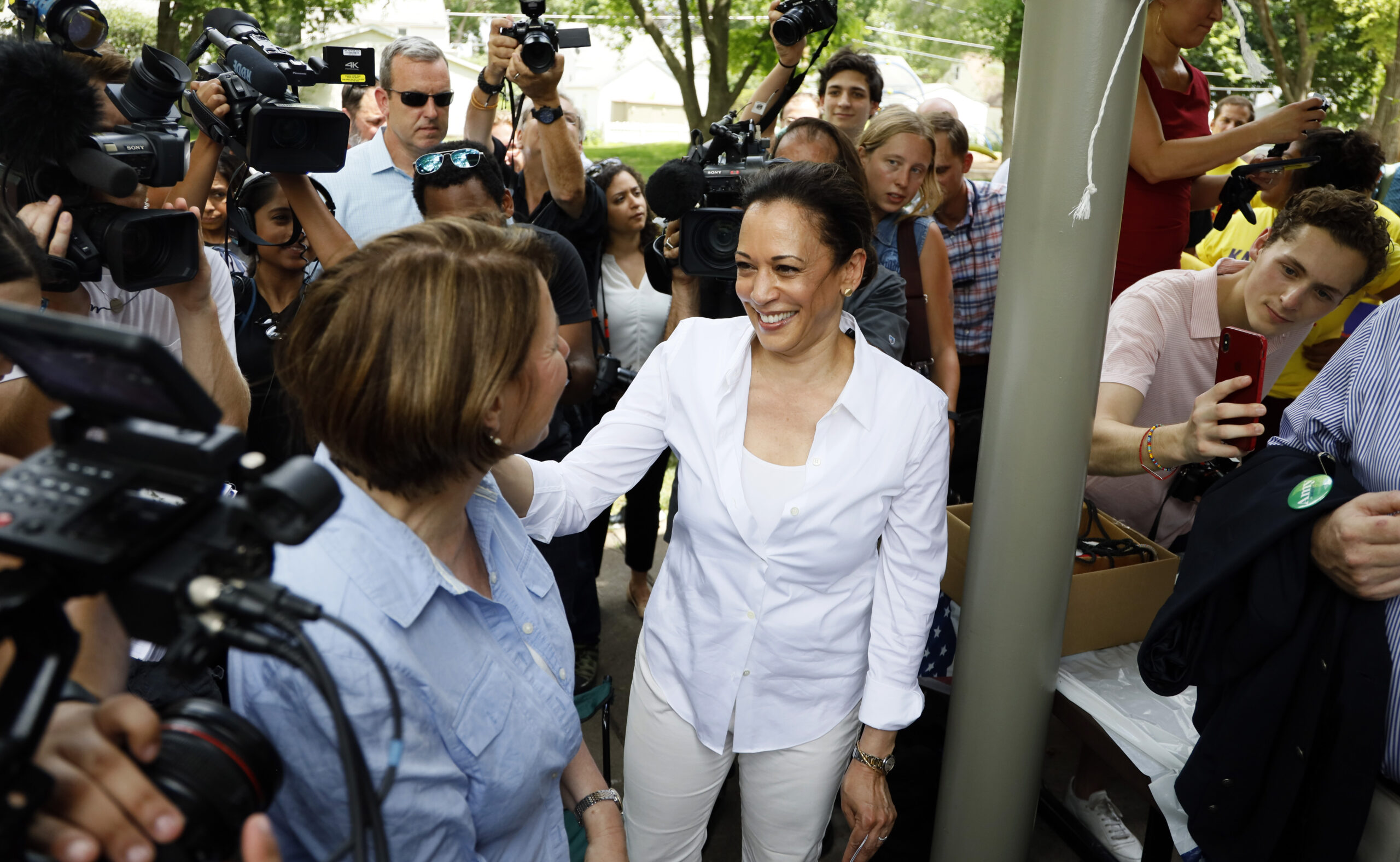 VP odds: Kamala Harris 5-2, Stacey Abrams 4-1, Amy Klobuchar 5-1